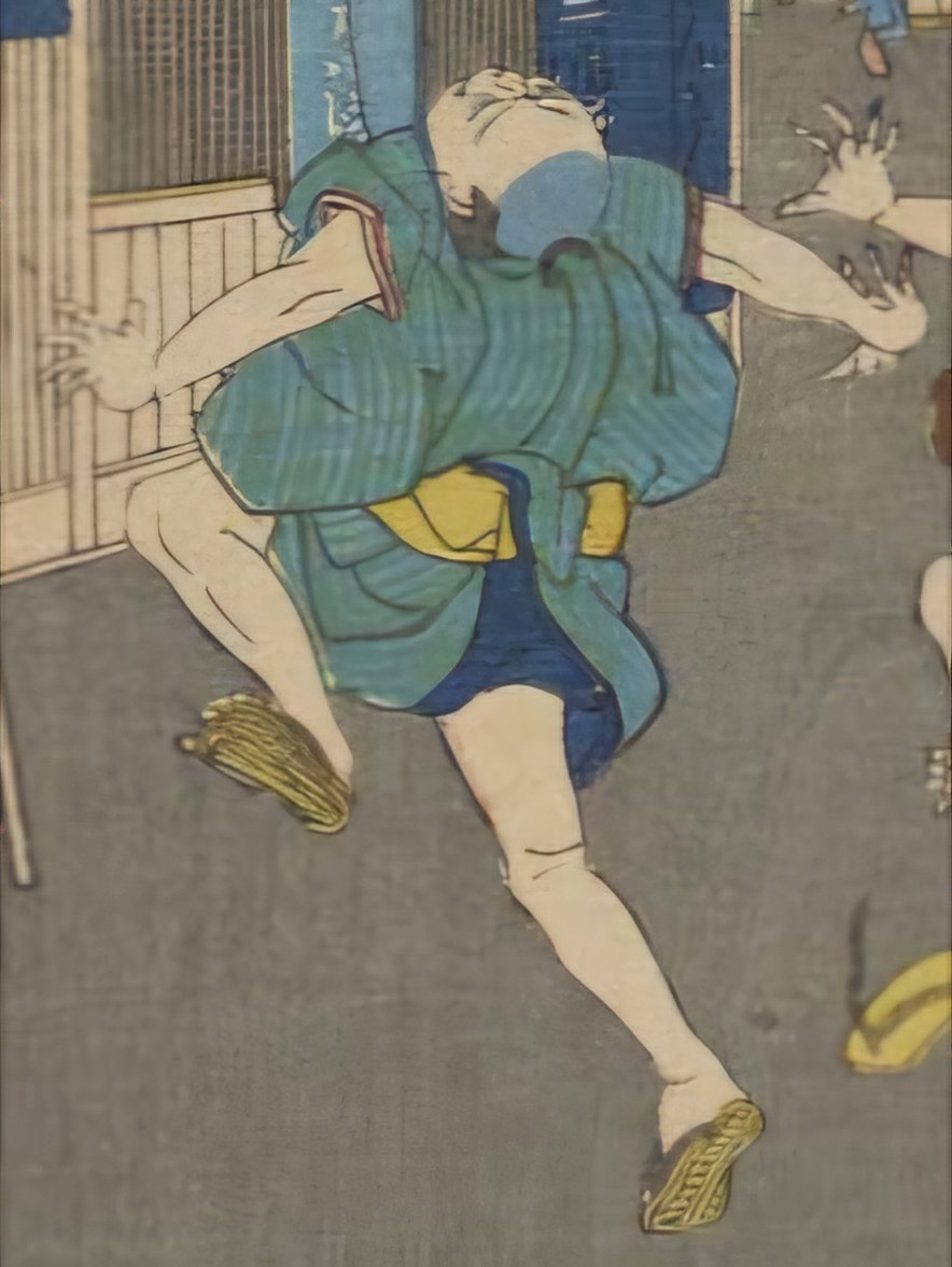 この飛び立ちそうな人、めっちゃすき