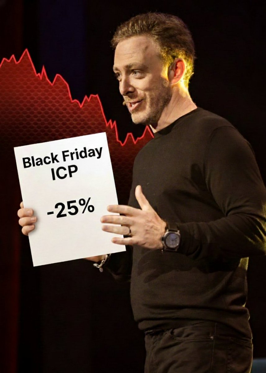 BREAKING: $ICP CEO just announced a special Black Friday -25% discount.
Offer available for a limited time only 👇