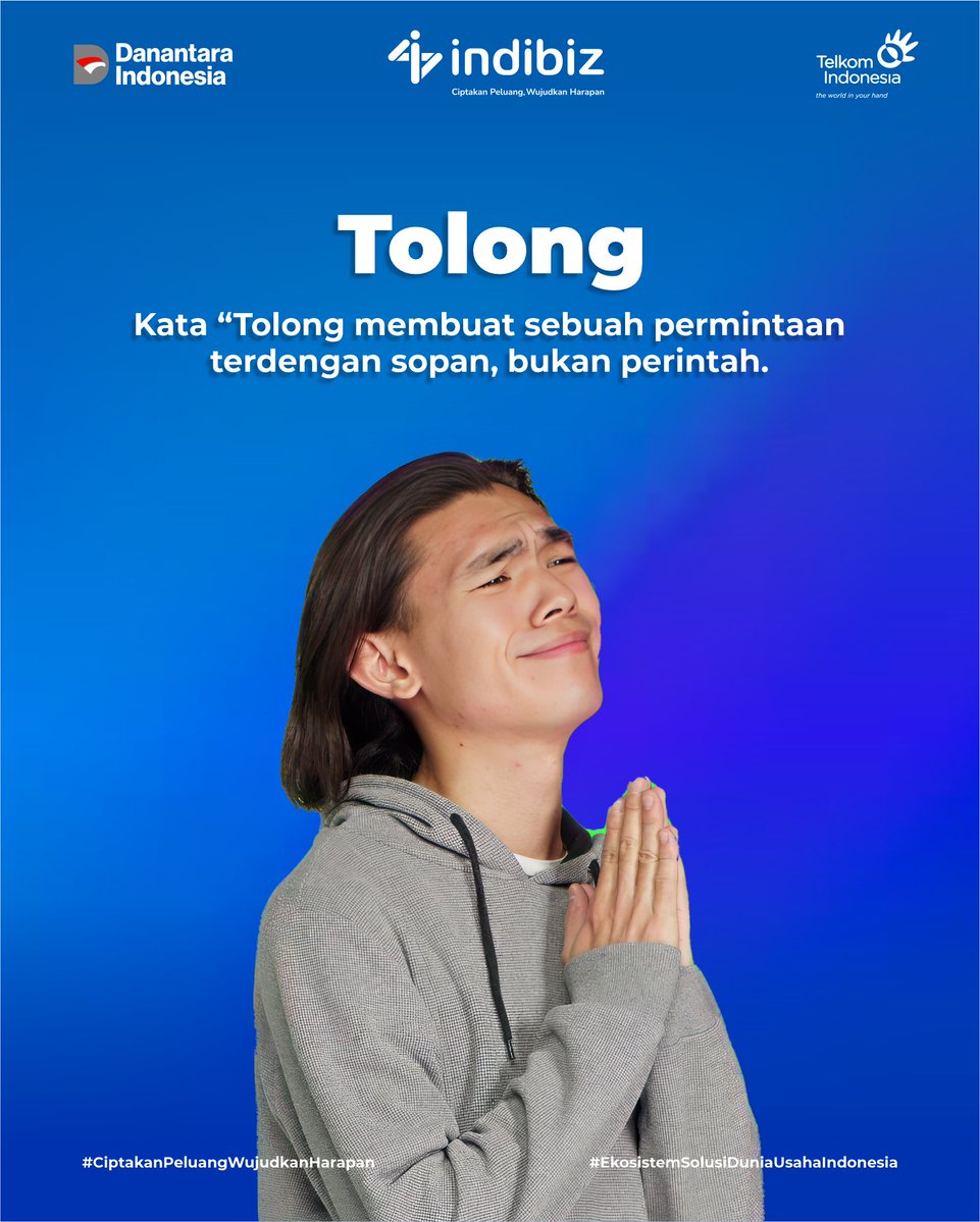 Indibiz_jtdiy's tweet image. Banyak yang mengira 3 kata sederhana ini sepele.
Padahal justru bisa mengubah cara orang menilai kita.

Jangan lupa dibiasakan ya, Sobat Indibiz!💡

#Indibiz #Indibizjtd #InternetBisnis #PijarSekolah #TipsBisnis