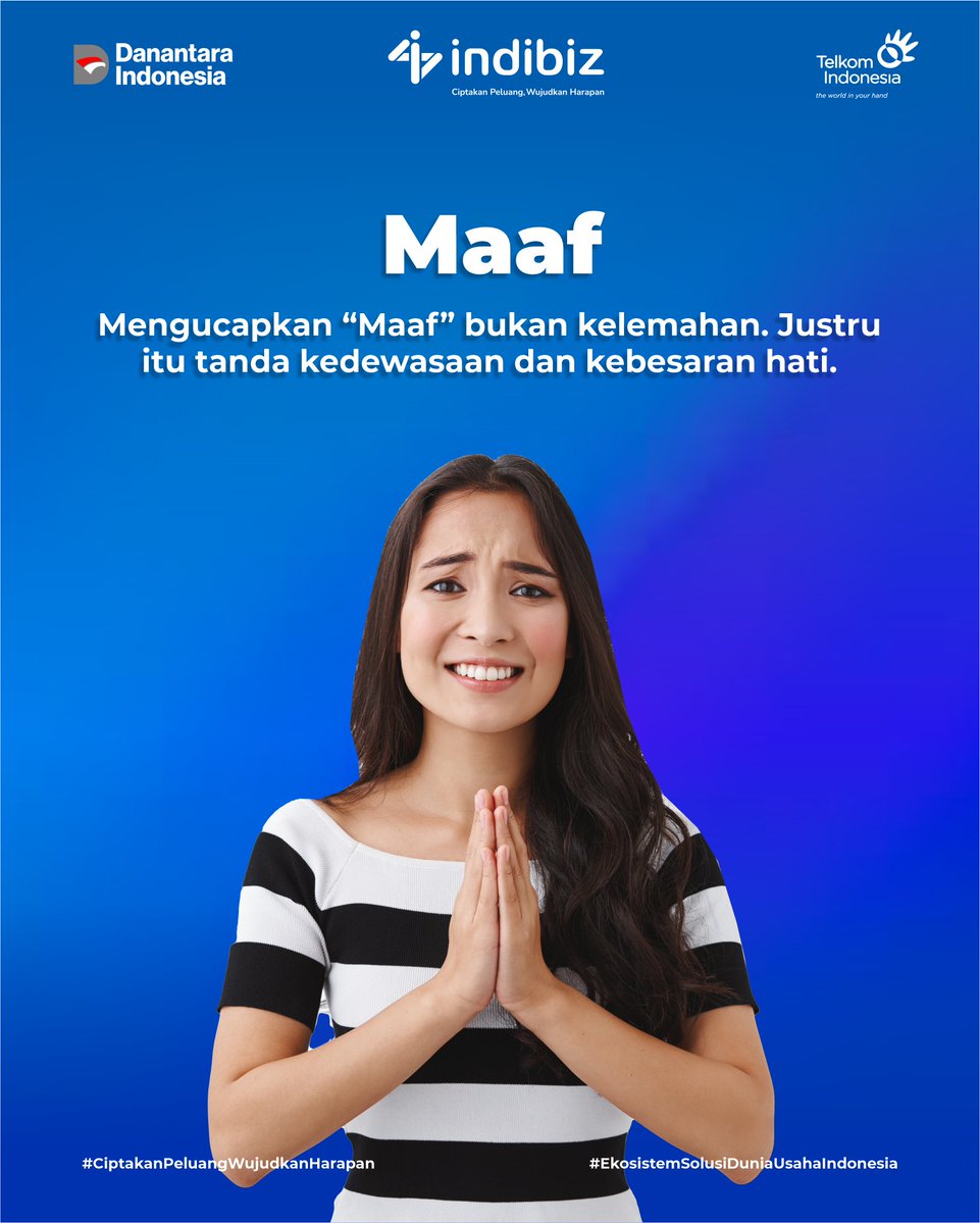 Indibiz_jtdiy's tweet image. Banyak yang mengira 3 kata sederhana ini sepele.
Padahal justru bisa mengubah cara orang menilai kita.

Jangan lupa dibiasakan ya, Sobat Indibiz!💡

#Indibiz #Indibizjtd #InternetBisnis #PijarSekolah #TipsBisnis