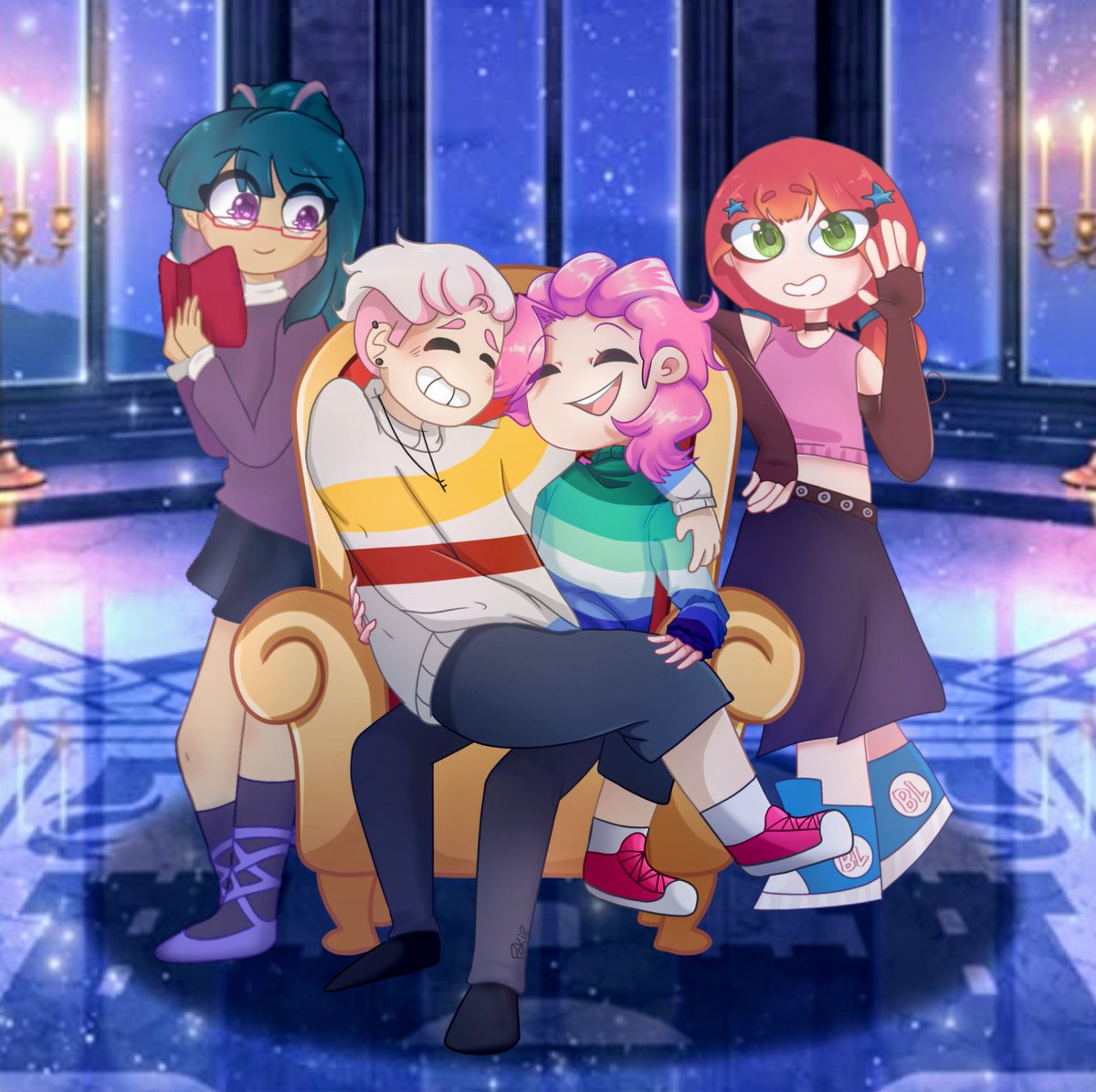 KattySof's tweet image. Aqui una pequeña Collab artística de los #funtimes con los increibles @Poki_Papillon @_Lukkitas_ y @Kaitosmen :3 🗣️🩷✨ #fhs #FNAFHS 

Collab organizada por: @ch4rlotte_fr0st 🫶🫂