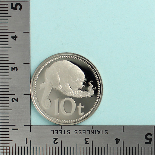 🇵🇬パプアニューギニア 1975年 10トエア クスクス／極楽鳥》 造幣