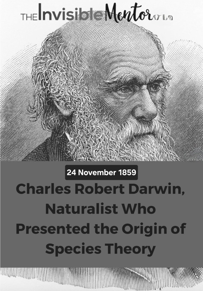 narottamsahoo's tweet image. 24 November marks a defining moment in the history of science - the publication of #CharlesDarwin’s On the Origin of Species, a masterpiece that forever changed how humanity understands life, evolution, and the interconnectedness of all living beings.

This groundbreaking work…