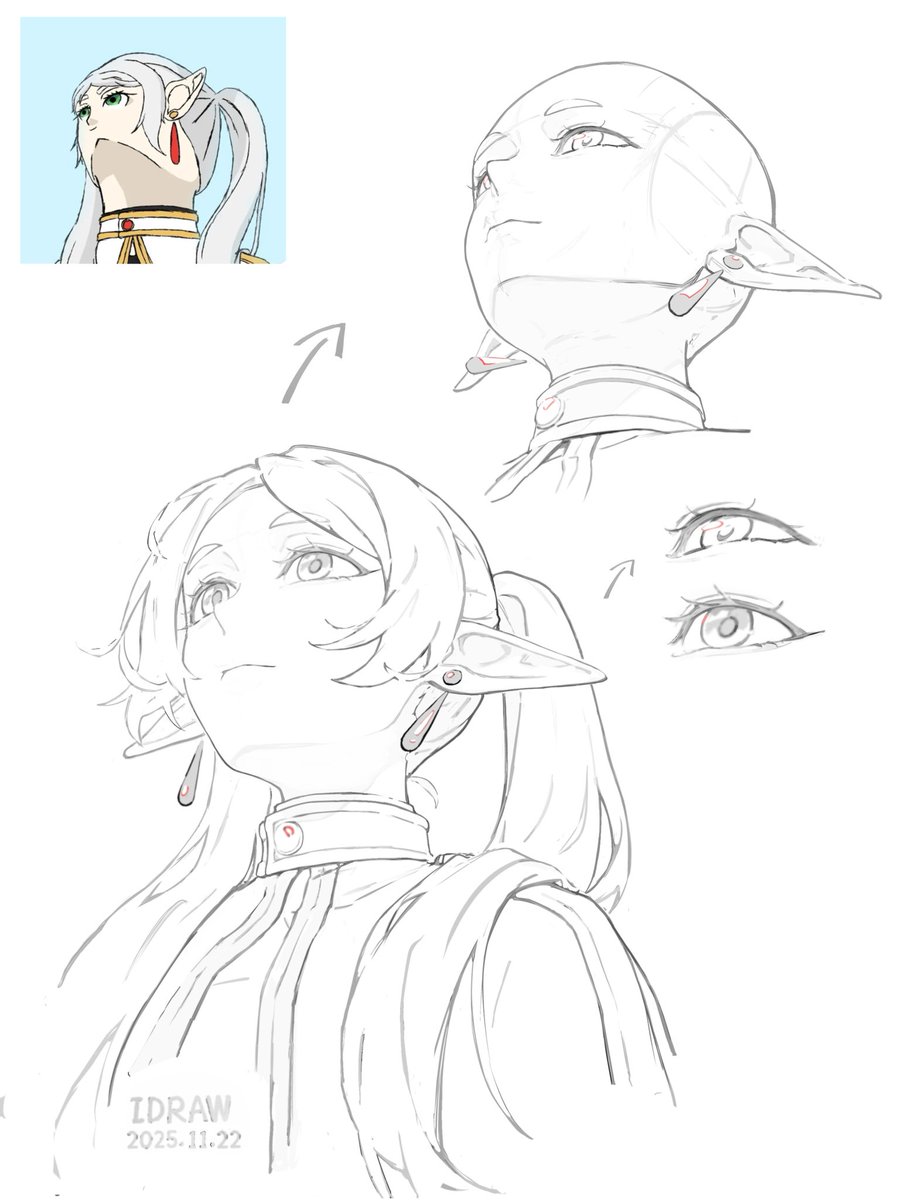 iDrawNote's tweet photo. 芙莉莲仰视挑战失败
#frieren #FrierenBeyondJourneysEnd #frierenfanart #葬送のフリーレン
#芙莉莲 #葬送的芙莉莲 https://t.co/stQygzKy2x
