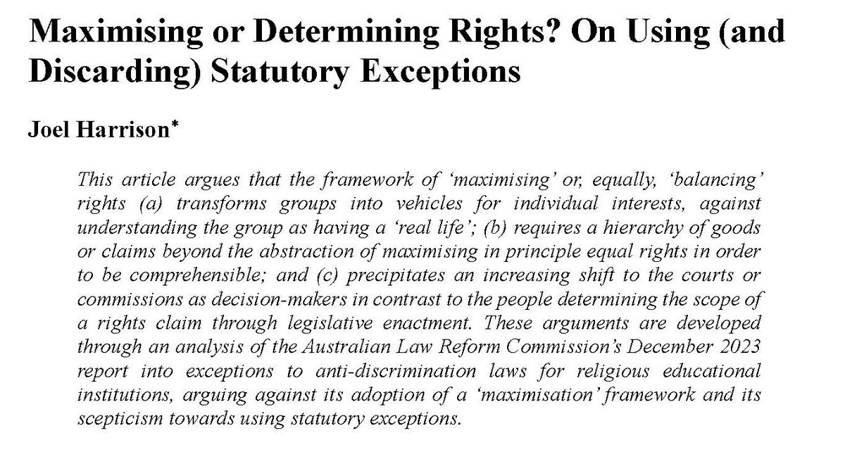 Australian Journal of Law and Religion tweet media