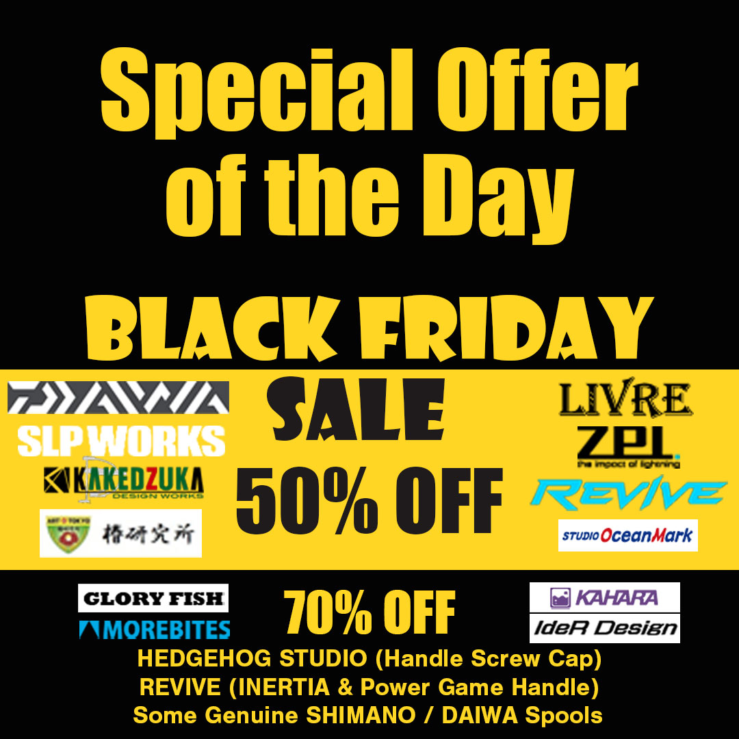 hedgehog_studio's tweet photo. Black Friday Day 3!
Today still 50% OFF on
DAIWA / SLP WORKS / KAKEDZUKA DESIGN WORKS / LIVRE / STUDIO Ocean Mark, etc.
Some items are almost 40% OFF &amp; low in stock.
Shop early!
 https://t.co/B2a0awnZYM

※本セールは海外向け公式サイトのみ

#BlackFriday2025 #Sale #FishingGear https://t.co/37tZi1TZ5Q
