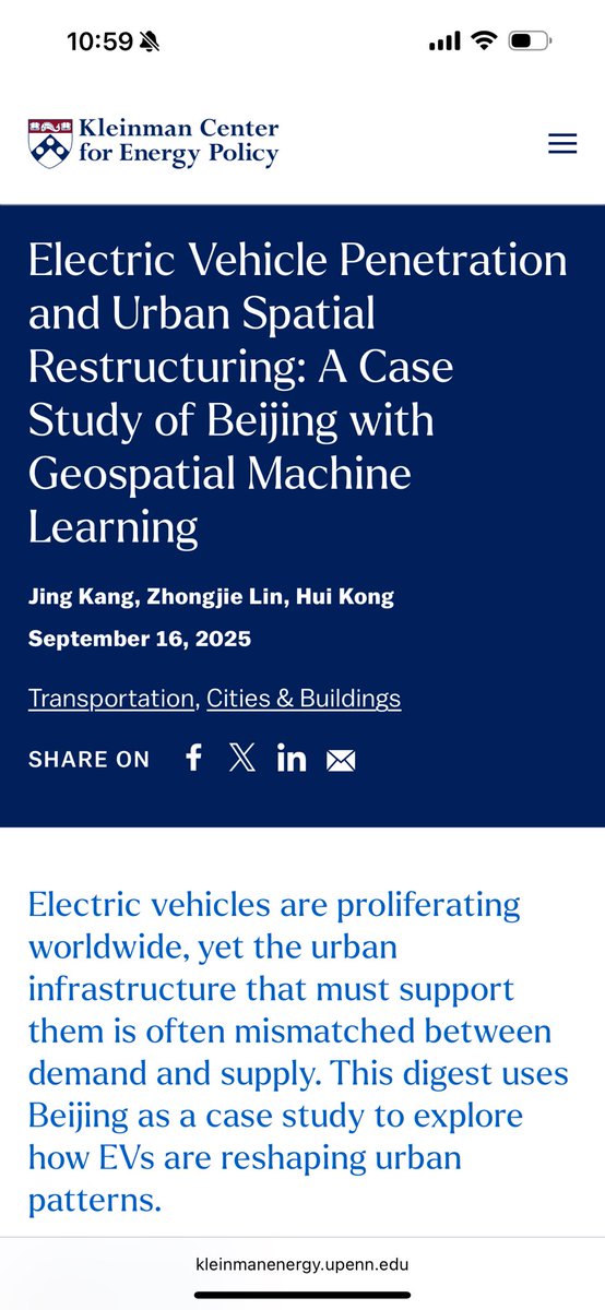 justJingKang's tweet photo. Great working with UPenn on this project! Hope our research can meaningfully support urban spatial restructuring. Huge thanks to the Kleinman Center for Energy Policy for the support! https://t.co/zJR6dNyTwd https://t.co/SB1tQRMtJ3