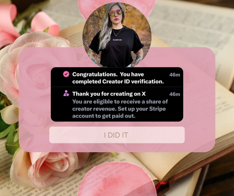 VanHoVibes's tweet image. I did it. 😭😭😭

Now, an X paid creator. 🥹 thank you for every view, like, share, comment. 

💖