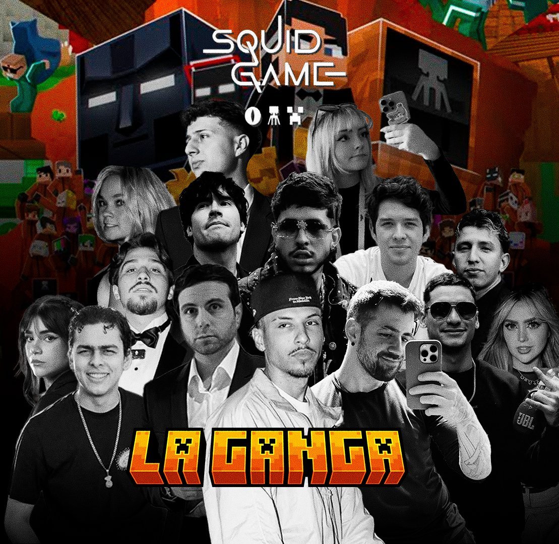 Rcristorecords's tweet image. Quien vio los @SquidCraftGames 4 sabe quien es la fucking ganga la real #SquidGame #Squidcraft #Squid