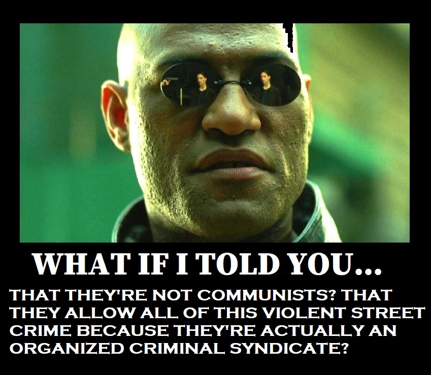 drawandstrike's tweet image. You&apos;ve been living in a dream world, Neo. 

Your major US cities are run by local affiliates of a transnational criminal syndicate. 

Do you wonder, Neo, why decades have gone by in which the men and the women who &apos;win&apos; the local elections cannot deliver to the people a…