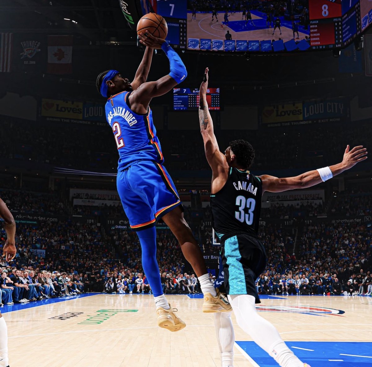 Three_Cone's tweet image. Shai Gilgeous-Alexander through 18 games:

32.2 PPG
4.9 REB
6.6 AST
1.5 STL
54.3 FG%
41.2 3P%
89.8 FT%
67.19 TS%

11 fourth quarters sat out of 18 games played

The highest TS% ever for a player averaging at least 32 PPG in a season

17-1

Back to back MVP