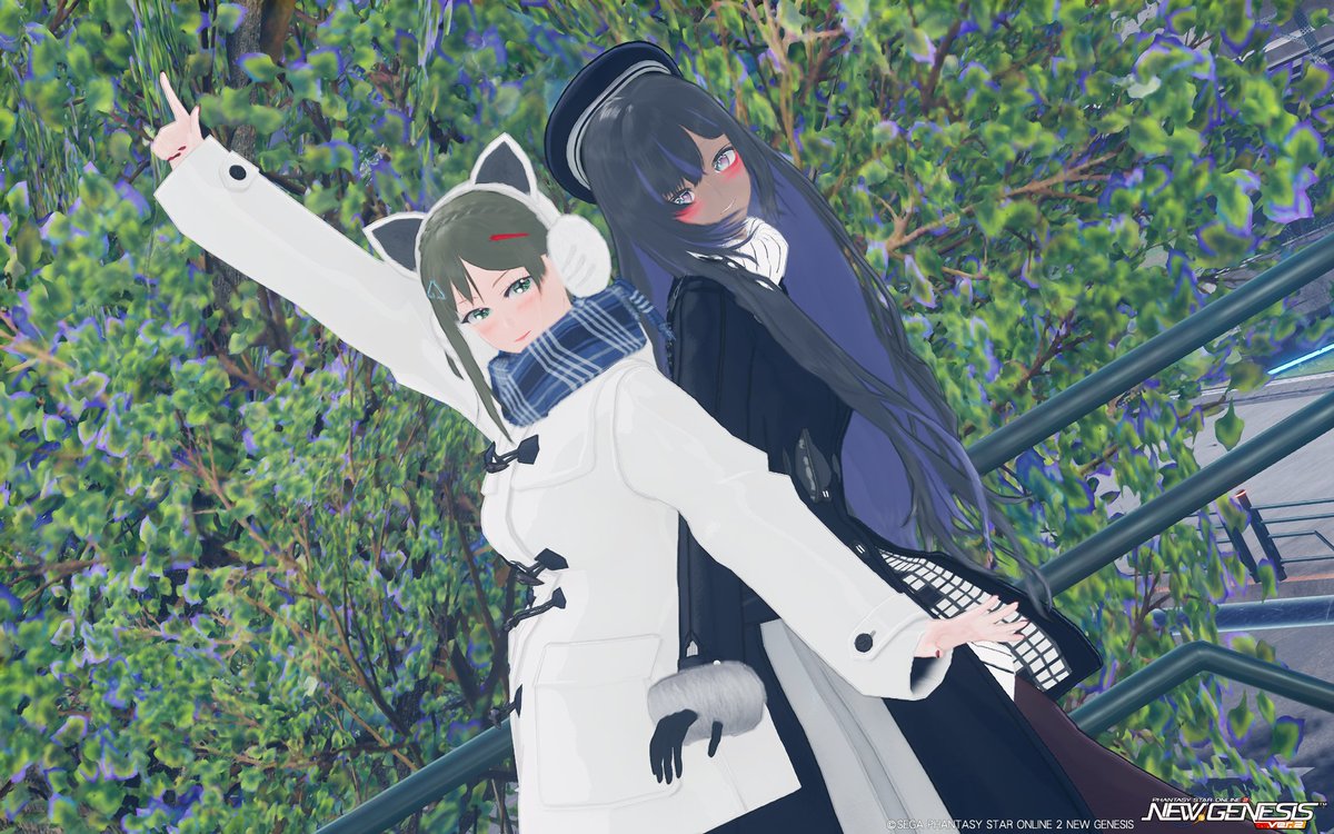 1otya1's tweet photo. 左上：ゴマテリーナさん(@Gomamisosky)
右上：トールさん(@FF14_Thor)
左下：アルミさん(@arumi_ngs_ship1)
右下：鉄錆さん、カリマさん(@Diaglow_)

#PSO2NGS #突発お姉さんお兄さん集会 https://t.co/GkM0zust3b