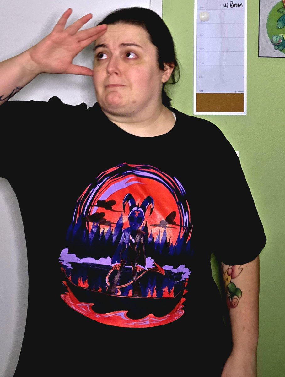 JmSpyro's tweet image. It&apos;s a good thing I&apos;m not a camp counselor 😬 #HelluvaBoss #Blitzø #SharkRobot