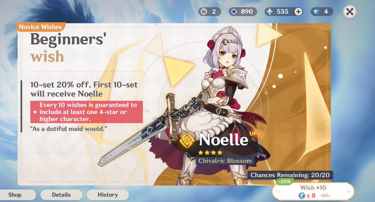 geotimely's tweet image. So Genshin Impact just locked Noelle behind a beginners’ banner… How do you feel about this?