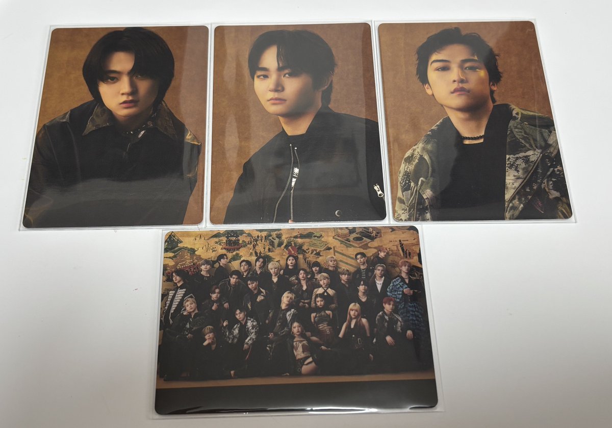 gjwtjng41's tweet image. BMSG コンプリートファイル

求 ) セイト

譲 ) ルイ  タイキ  カノン  集合

郵送での交換希望です。
よろしくお願いいたします。

#BMSG交換 
#MAZZEL交換
#STARGLOW交換