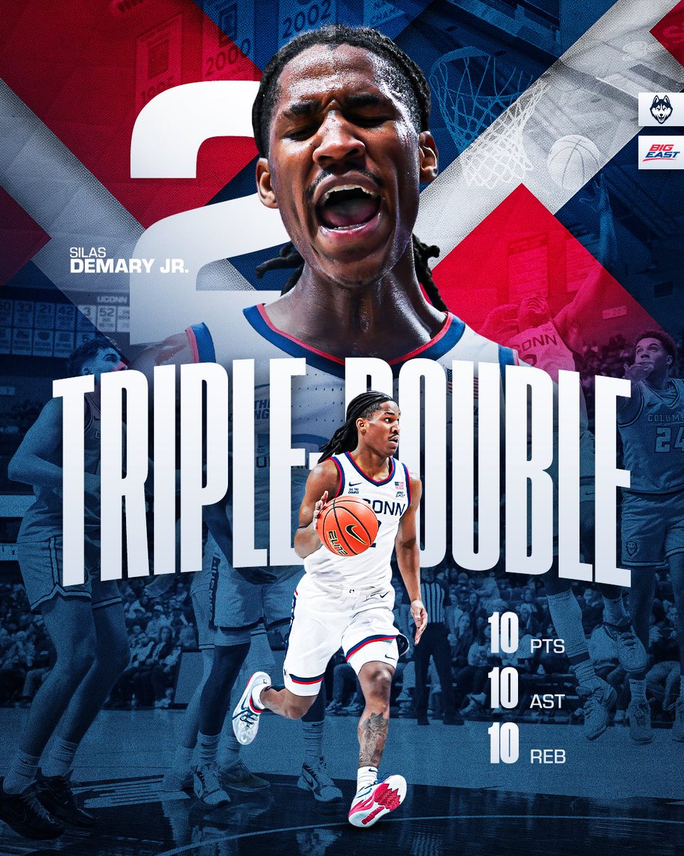 A new triple threat has entered the chat 🔥

<a href="/silas_demaryjr/">Silas Demary Jr</a> | <a href="/UConnMBB/">UConn Men's Basketball</a>