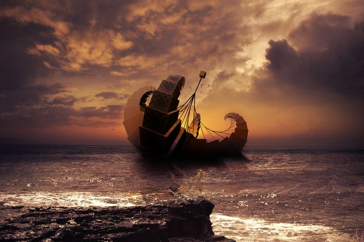 Art of the Day! "A Ship for All Destinations". Buy at: ArtPal.com/jayaprime?i=10…