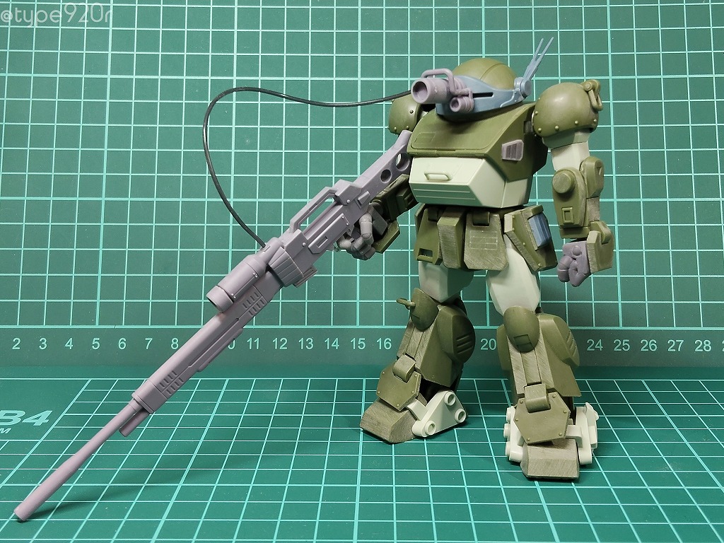 HGスコープドッグ＋拡張パーツセット7で、コマンドフォークトのゼトラ