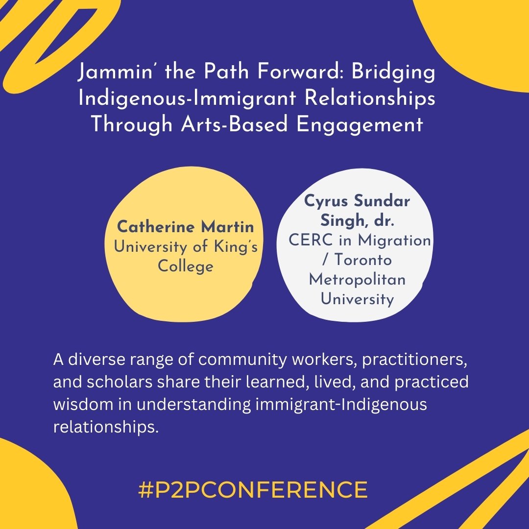 P2PConnects's tweet image. Jammin’ the Path Forward: Bridging Indigenous-Immigrant Relationships Through Arts-Based Engagement
🗓️ November 24
📍 In Person
#p2pconference #vvpconference
