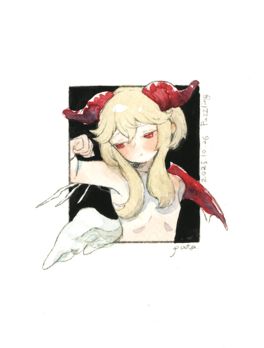 pata_riku's tweet image. Day.25 Puzzling（ややこしい）
#Inktober