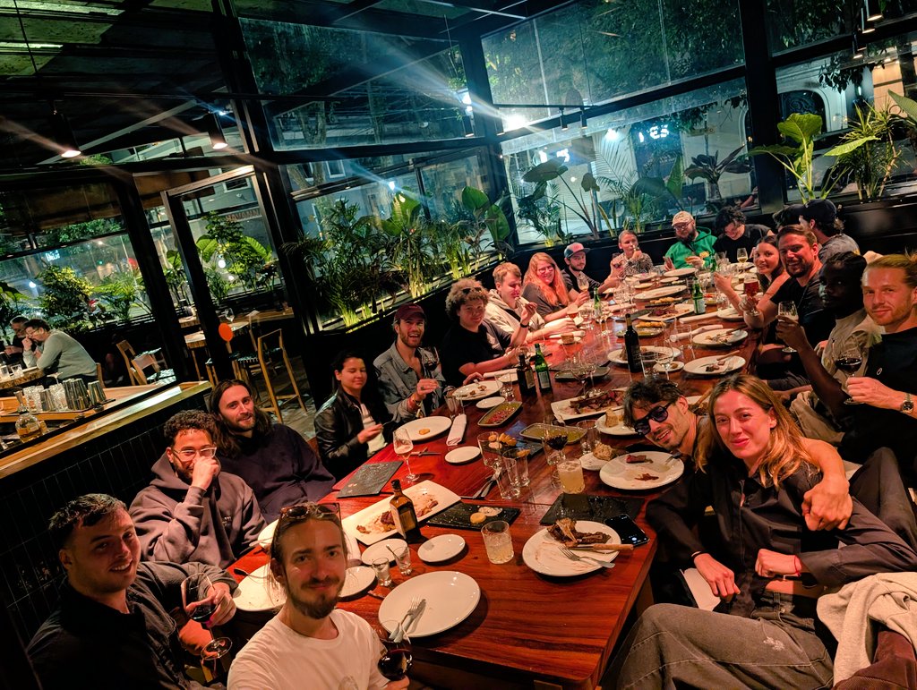 Hosted a family dinner for all the Devcon "leftovers".

Thank you for tolerating my burnout this week, thank you all for existing.