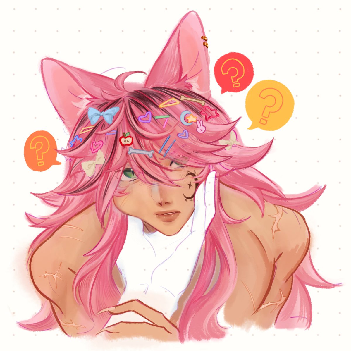 katsyll's tweet image. my style has changed a lot since i last posted here 

#digitalart #ocart #csp #magma