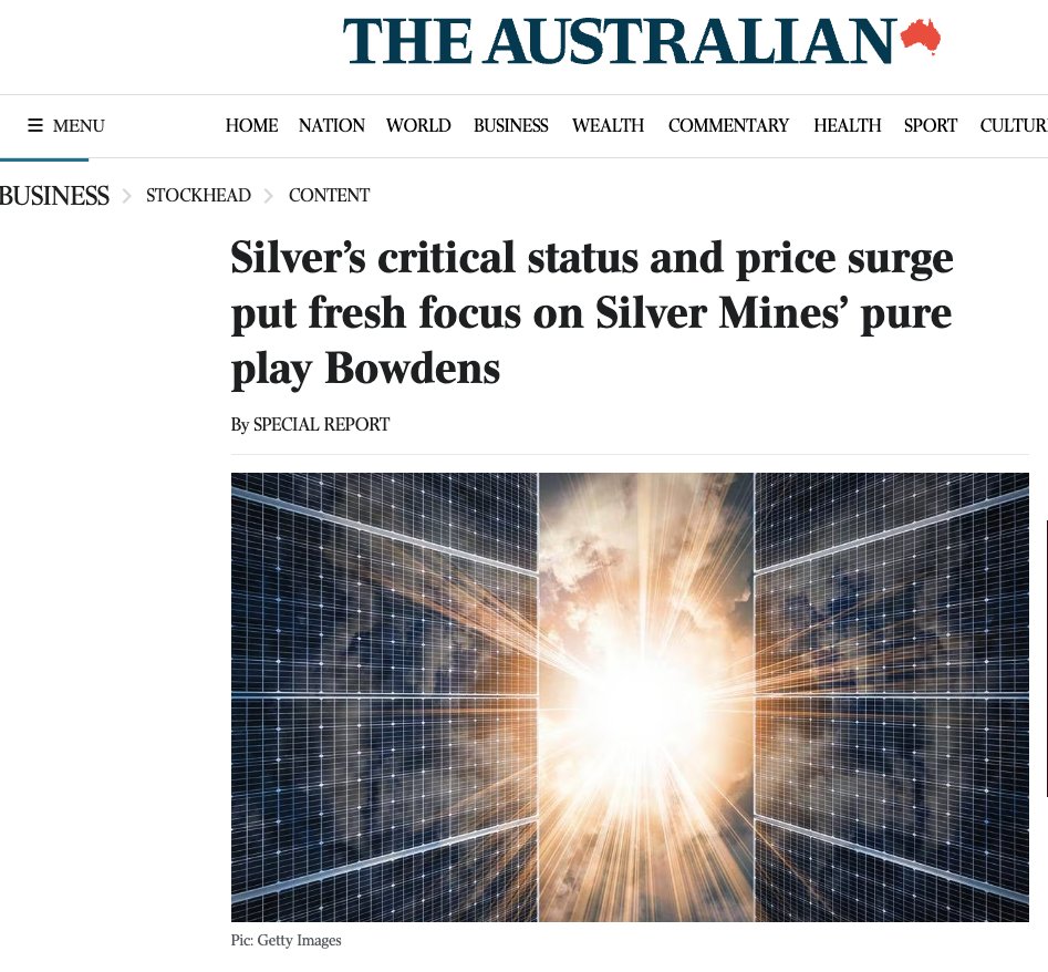 Silver Mines Limited tweet media