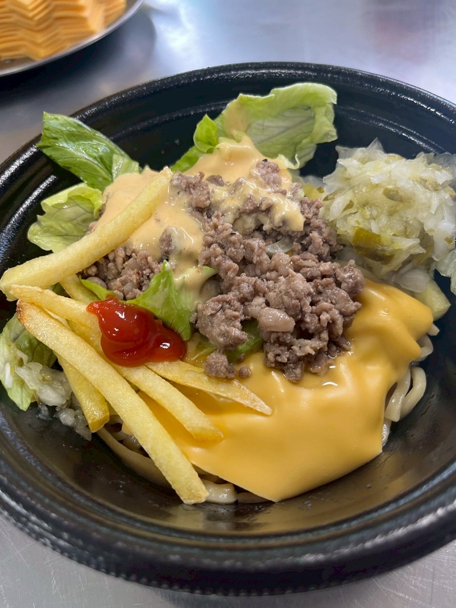 🍟🔥止まらない、ジャンクの衝動🔥🍟 #大つけ麺博 に #ジャンク
