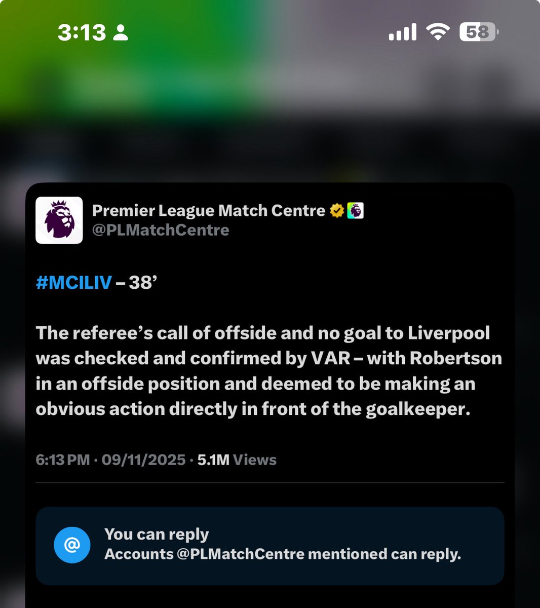 Tactician30's tweet photo. @markgoldbridge I see your problem is reading and understanding. Let’s assume (they are in the goalkeeper sight( which they are not , Looking at the Rules is clearly states that the attacking player has to make an action obvious action which affects the defending team. https://t.co/d0LajTyYFk