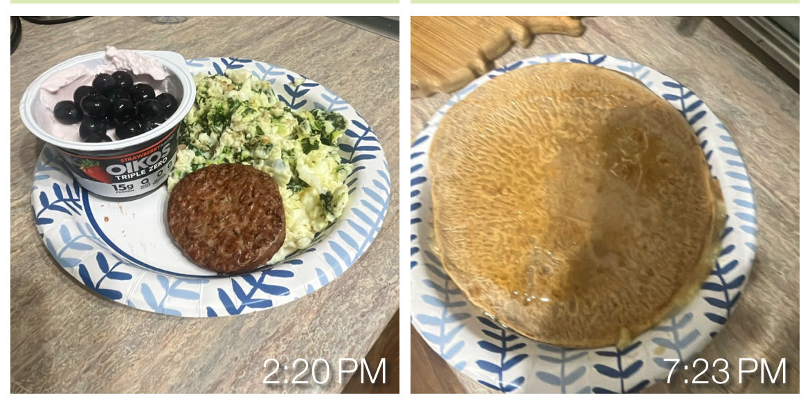 tofuIuvr's tweet image. intake: 1.6k
exercise: -200
net: 1.4k
not shown: tortilla chips, queso)