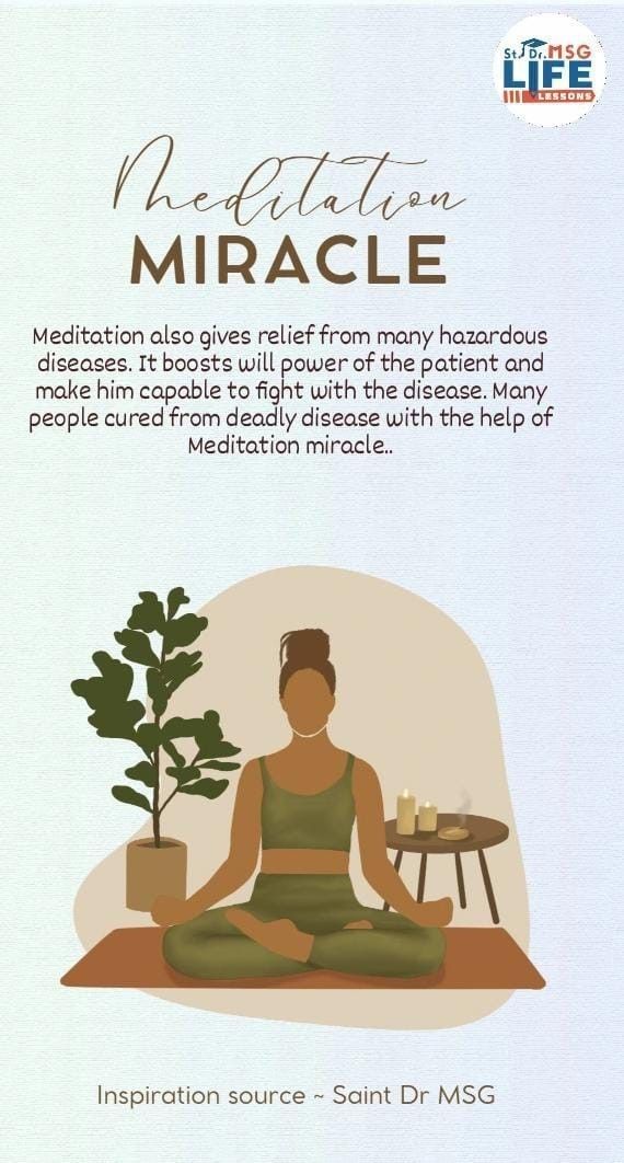 GDuneja's tweet image. A disciplined and spiritual life is more peaceful than others Saint Gurmeet Ram Rahim Singh ji says everyone should help each other by doing welfare works and serve humanity it leads us to stress free life 
#DailyLifeRoutine