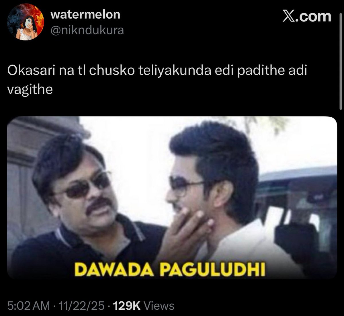 Bangarraju369's tweet image. Extralu minguthunavu ndi ra @DirectorMaruthi 

Cc : @nikndukura