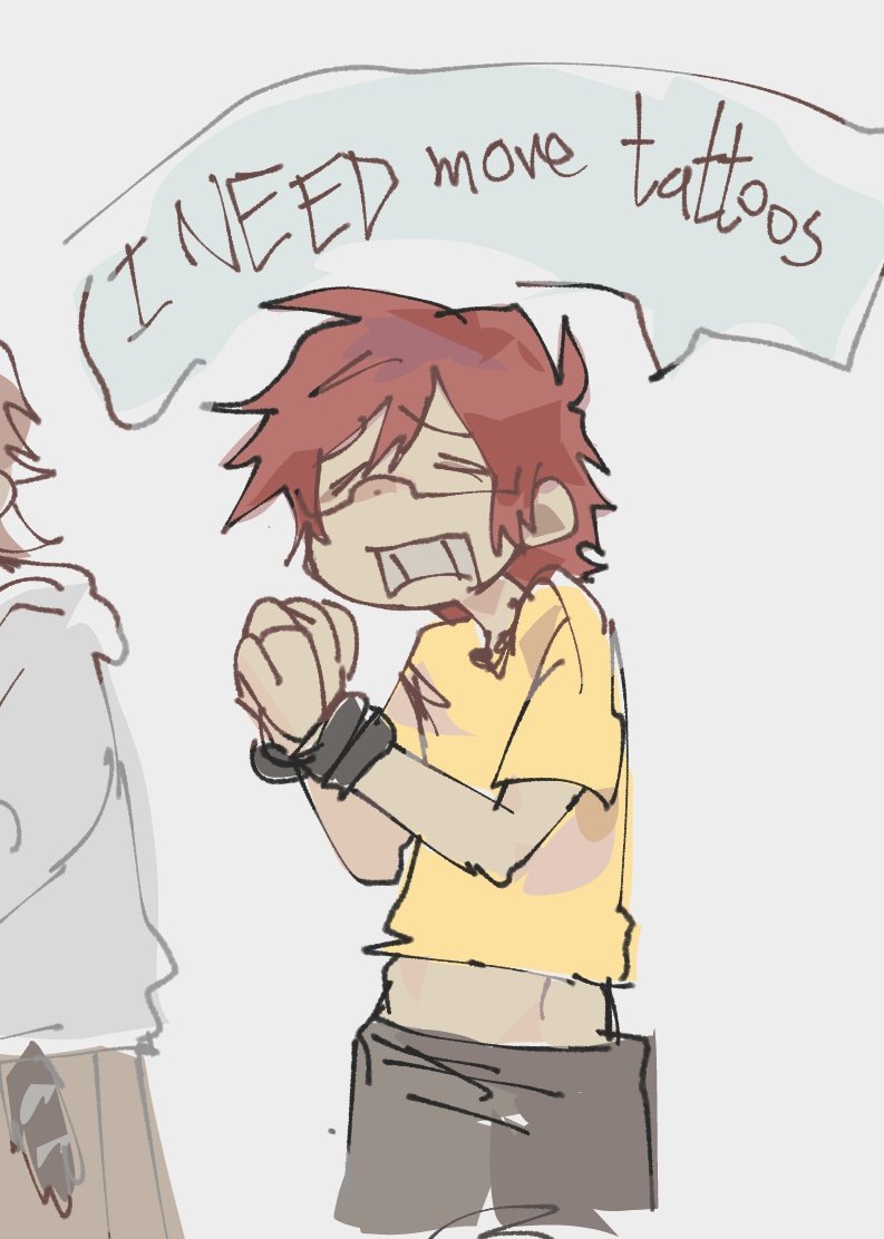 non of my tattoos are visible if I'm not half naked /sob