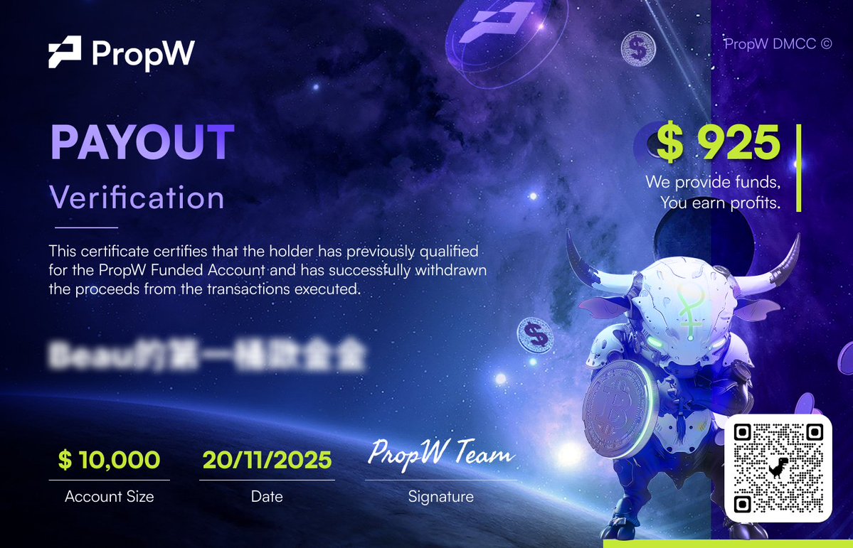 PropWGlobal's tweet image. 🎉 Let’s congratulate all the outstanding PropW traders who earned real profits last week!
Your discipline and strategy continue to inspire the entire community. 💪📈
Keep pushing, keep growing. 🚀
#PropW #FundedTrader #CryptoTrading #TraderLife