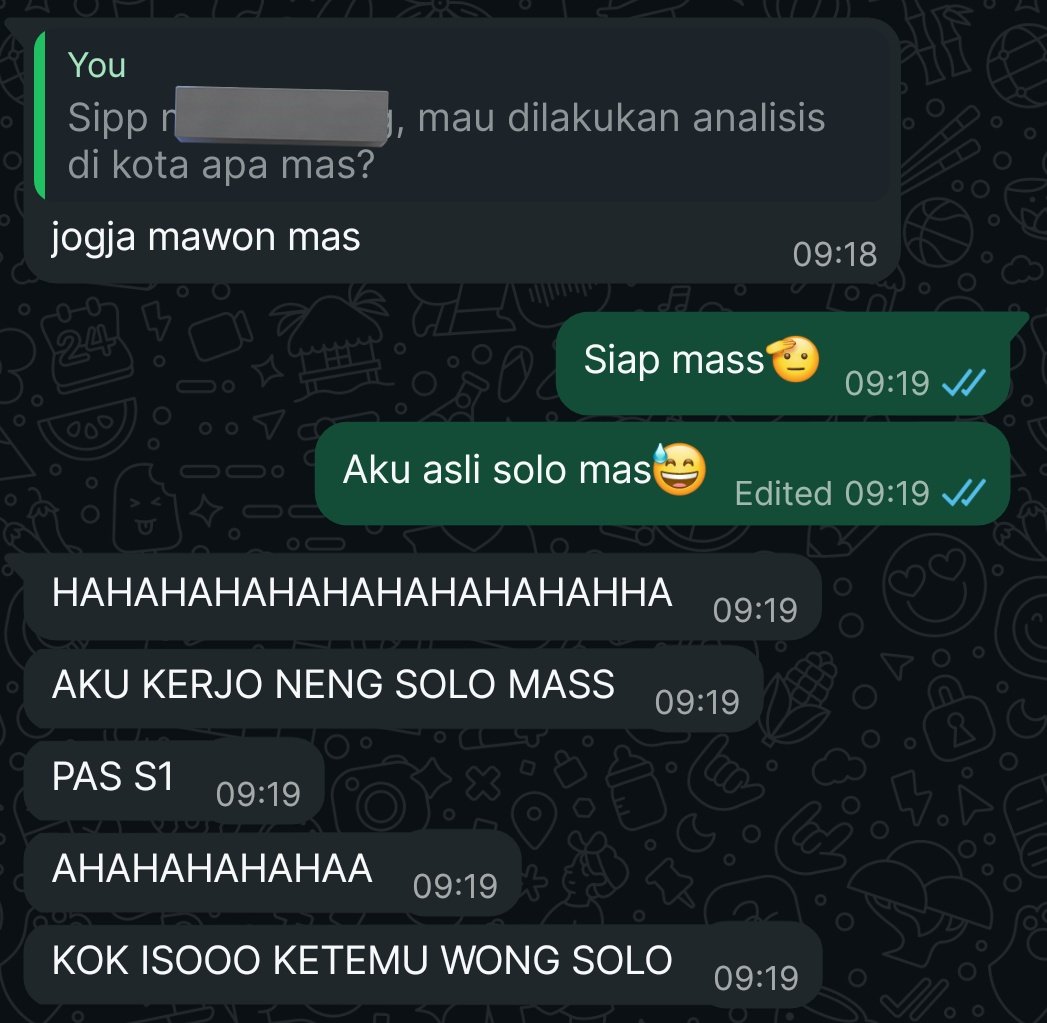 dapidapidum's tweet photo. WKWKWKWWK ketika jawa bertemu jawa https://t.co/y3zN20H1by