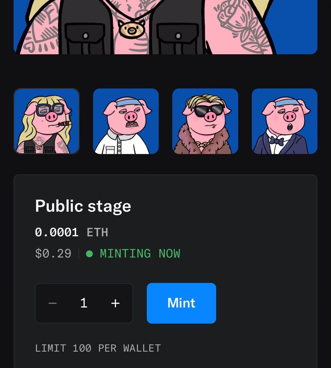 PigProtocol's tweet image. Try it, you won&apos;t regret it 🐽 opensea.io/collection/pig…