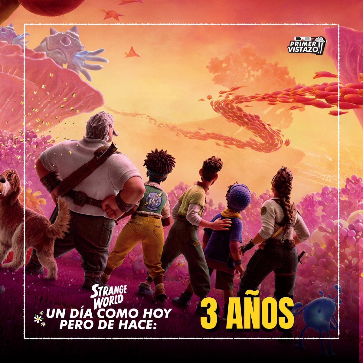 primervistazotv's tweet image. 📆 | Un día como hoy…. Pero de hace 3 AÑOS se estrenó ‘MUNDO EXTRAÑO’ en los cines.

#MundoExtraño #StrangeWorld