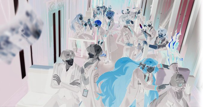 LCBSinner005's tweet image. #138: Canto IV: The Unchanging, 4-54: Reminisced League of Nine/Floor 3 - N Corp. Cubic Room (2) (Pre-battle) #2 
 
Begin Quote. 

"Which suggests this is a foreign substance attempting to breach into the fathoms of ego." 

 Curtain call for Canto IV: The Unchanging.