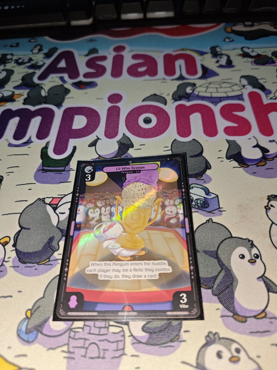 JhiLyn224's tweet image. Selling Asian Championship Promo Card Lil Who Scoops Epic Foil! Give me Offer #Cardcollection #promocard