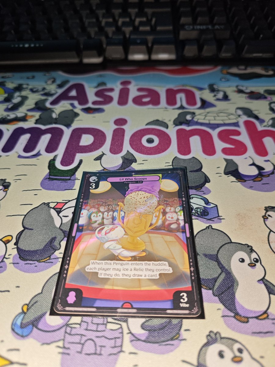 JhiLyn224's tweet image. Selling Asian Championship Promo Card Lil Who Scoops Epic Foil! Give me Offer #Cardcollection #promocard