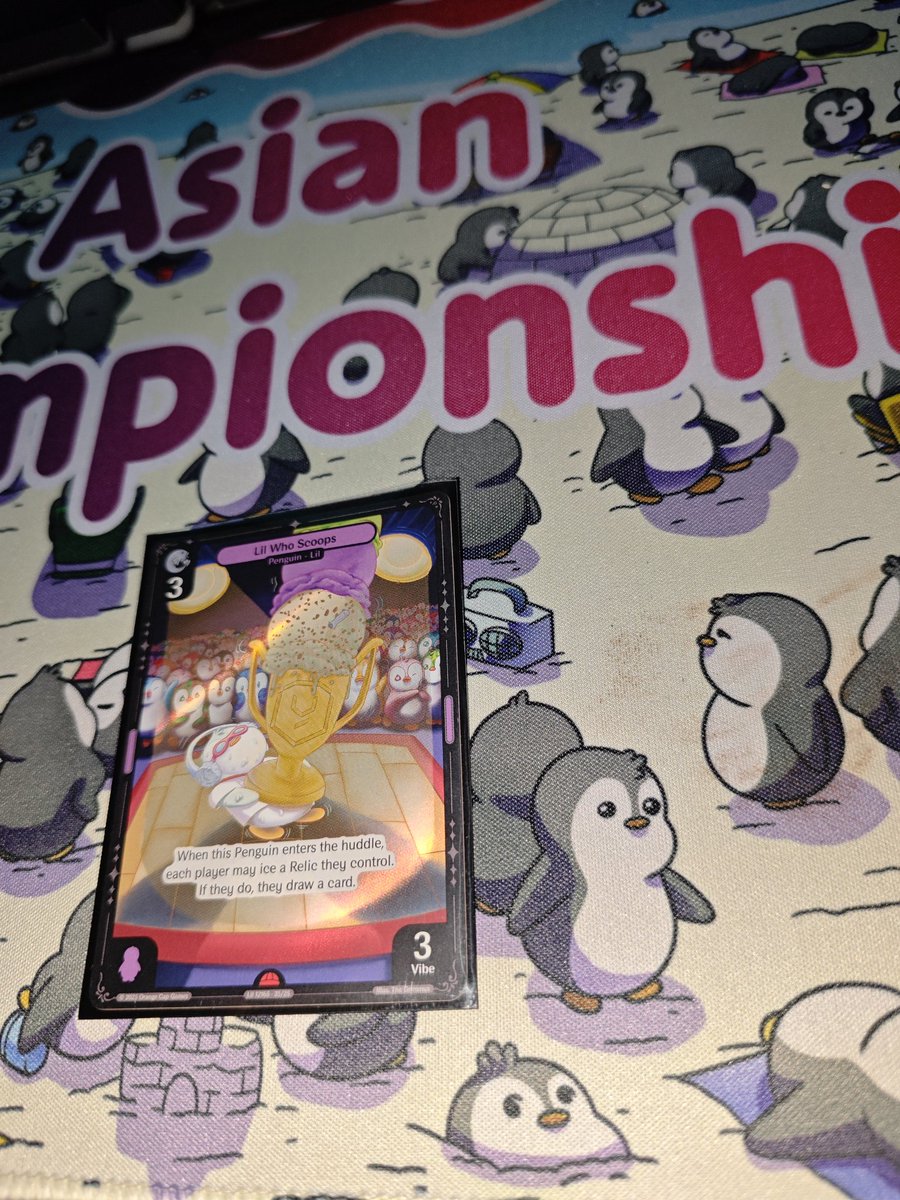 JhiLyn224's tweet image. Selling Asian Championship Promo Card Lil Who Scoops Epic Foil! Give me Offer #Cardcollection #promocard