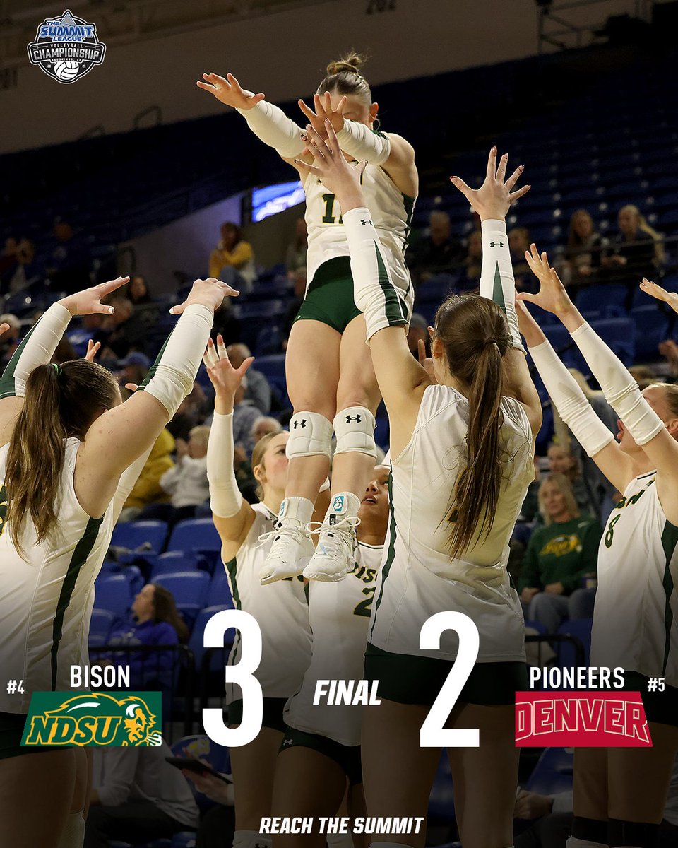 TheSummitLeague's tweet image. 𝐅𝐈𝐍𝐀𝐋    

See you tommorow @NDSUvolleyball‼️

#ReachTheSummit x #SummitVB
