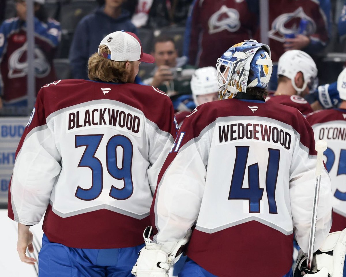 AvsSparky's tweet image. These two… Outstanding! 👀 #GoAvsGo