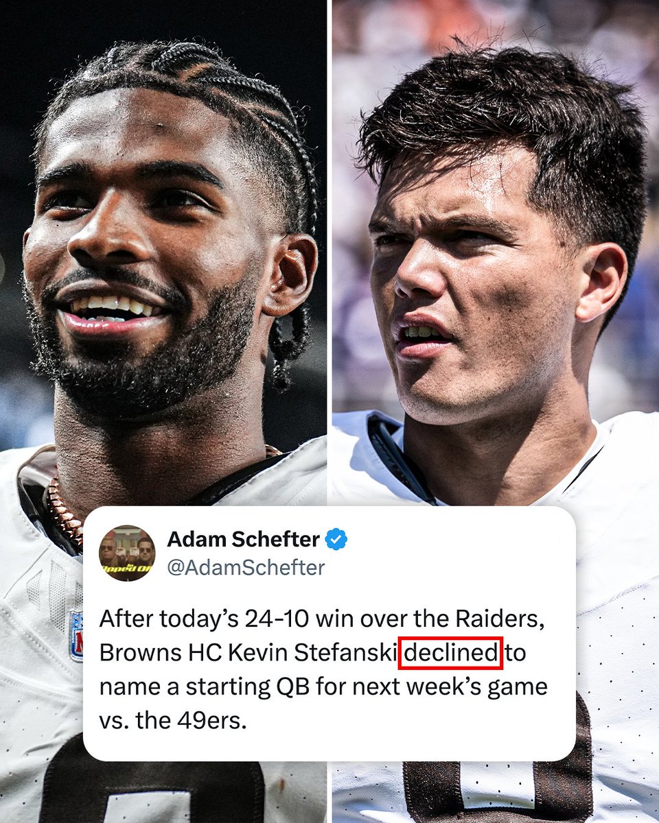 Who will start for the @Browns in Week 13? 🤔 