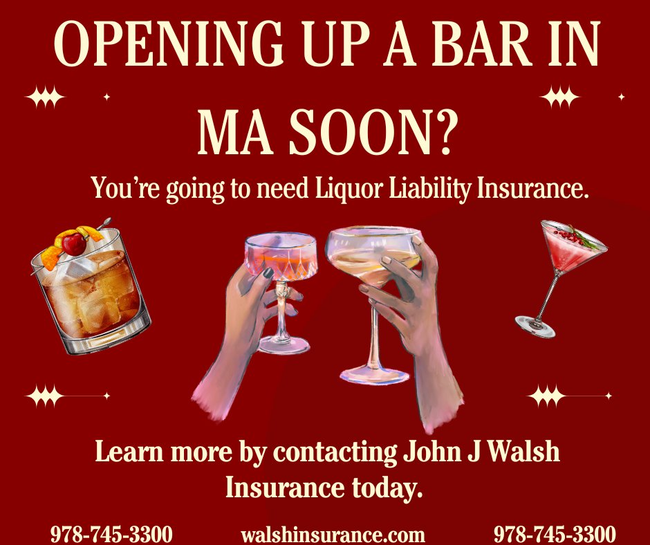 WalshInsurance1's tweet image. Learn more about our Liquor Liability insurance coverage plans here: walshinsurance.com/liquor-liabili…