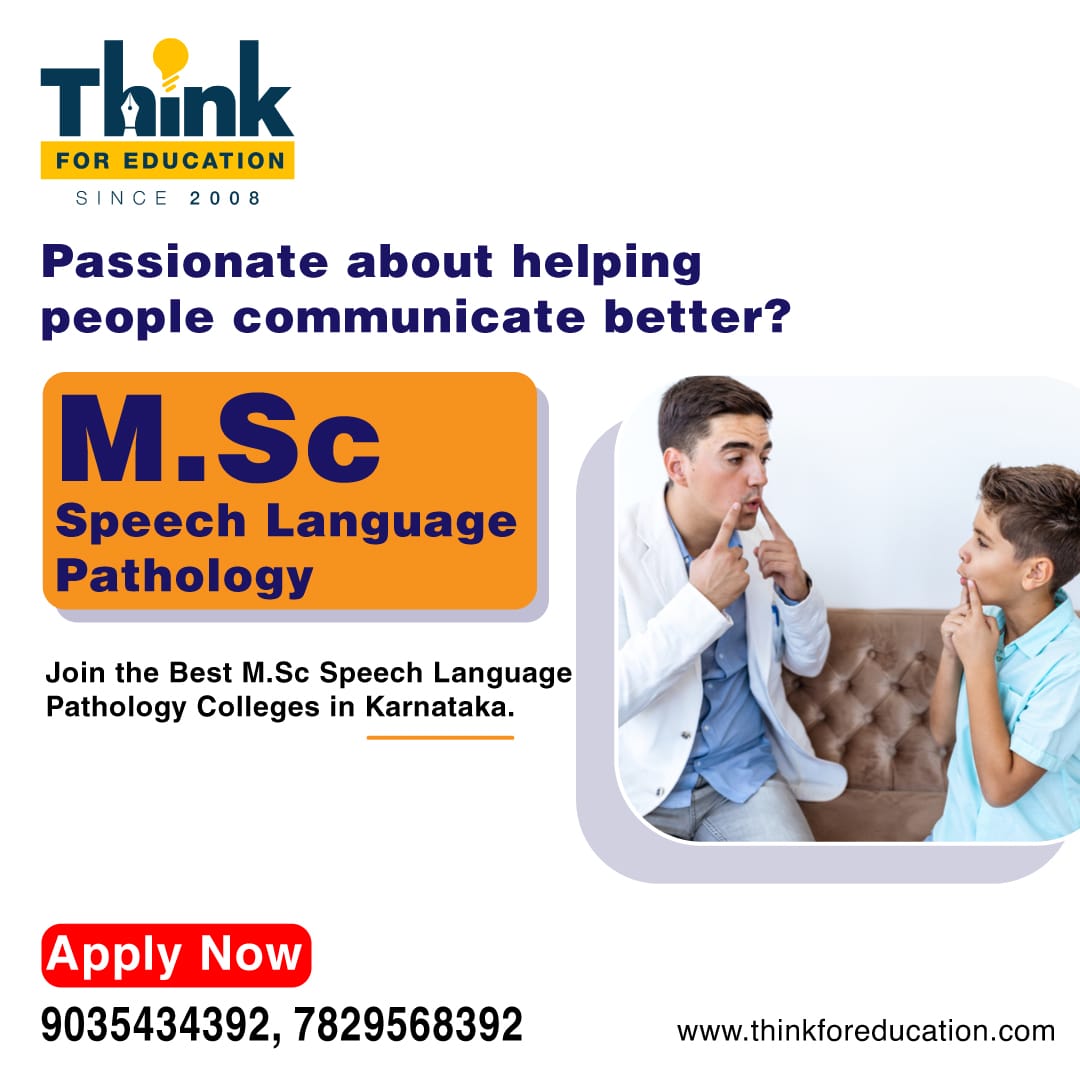 think4education's tweet image. 🗣️ Looking for admission in M. Sc Speech Language Pathology in Bangalore, Karnataka? 

#SpeechLanguagePathology #MScPrograms #StudyInBangalore #HealthcareCareer #AdmissionsOpen #KarnatakaColleges #thinkforeducation