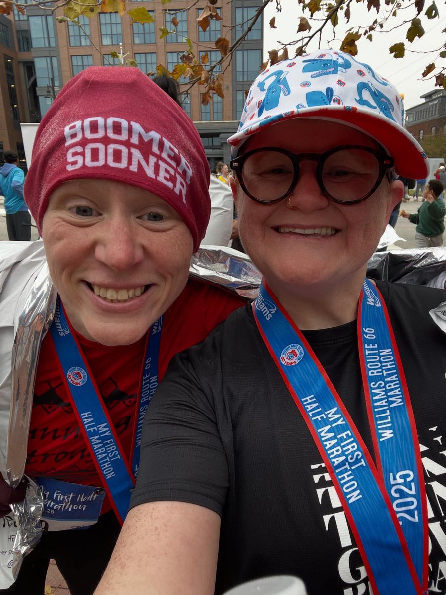 AltheaTulsa's tweet photo. It was a great day to run in Tulsa! Thank you to all volunteers, spectators and runners of the #route66marathon @route66marathon. See you next year for centennial in the capital! https://t.co/29DTyRX4Gu