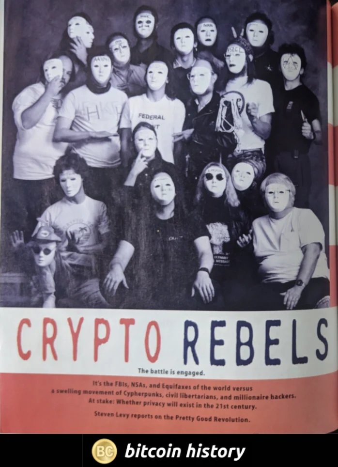 r0ckstardev's tweet image. It&apos;s super cool to be able to represent cypherpunk culture and remind people of it every time I speak at a Bitcoin event.

Let ideas and contributions be in focus, while likeness and privacy are preserved.

I can&apos;t wait to see nyms fully normalized. Cypherpunk future is now ✊🗽