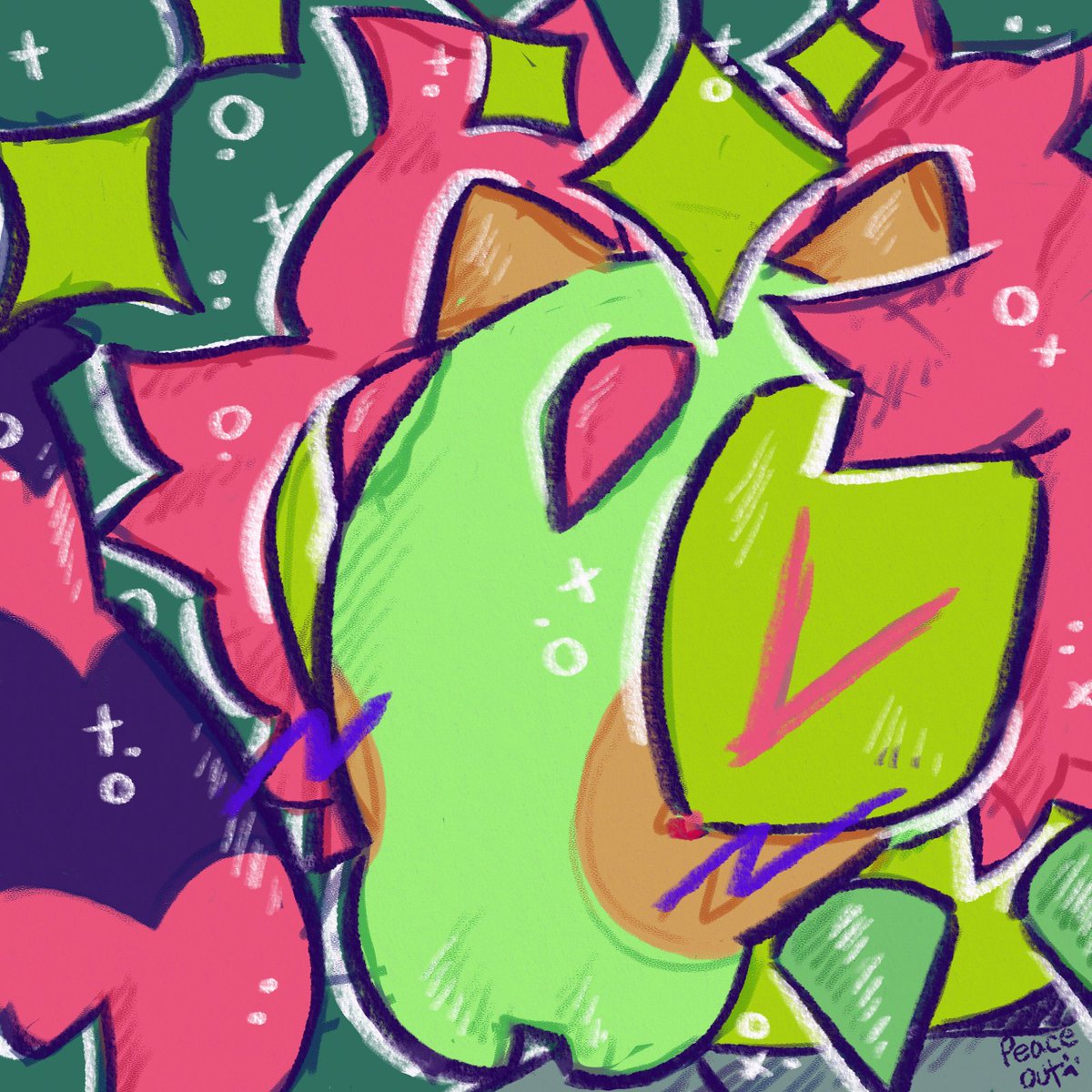 Peace_Out_Pup's tweet photo. New messy icon style 🩷✨🐛 https://t.co/TsNwUDtBxL