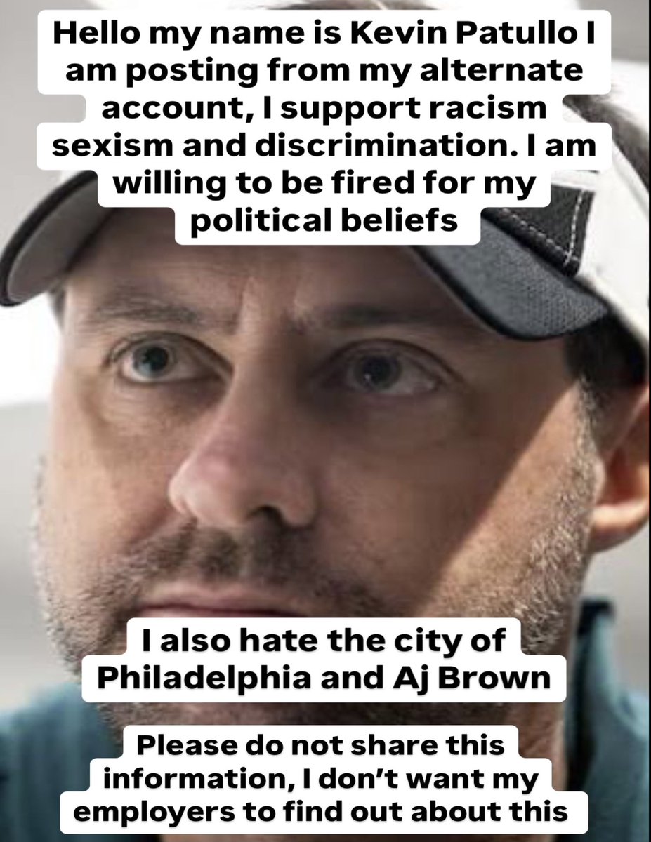 PhuckinPhillies's tweet image. BREAKING: SHOCKING new post from Eagles offensive Coordinator Kevin Patullo #eagles #kevinpatullo